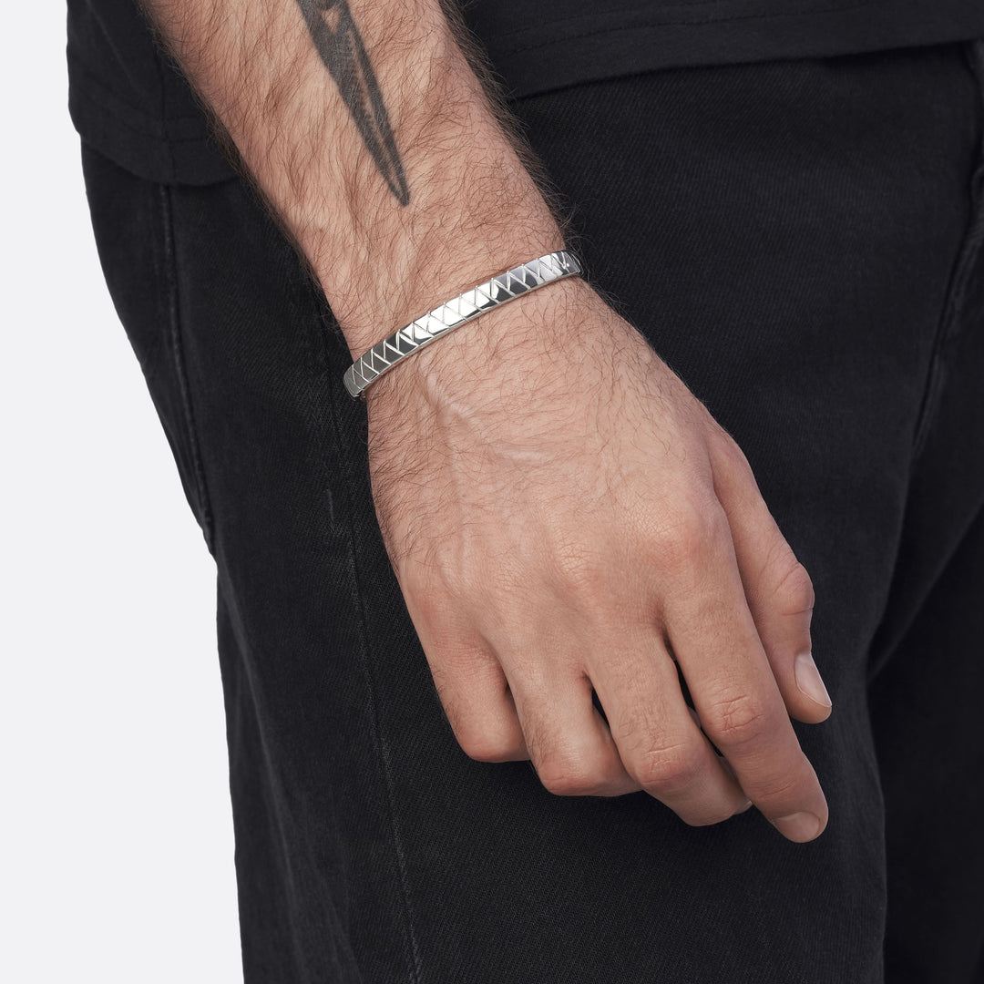 Silver bracelet Apex