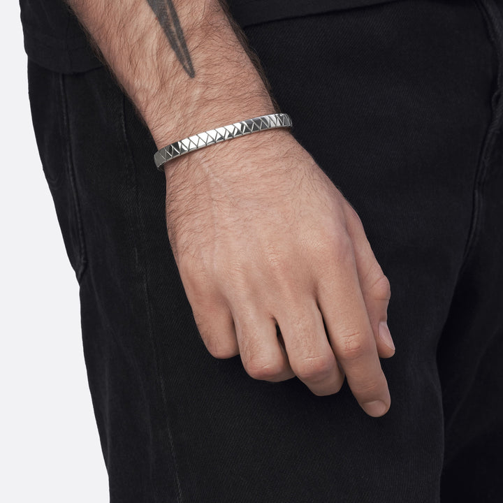 Silver bracelet Apex