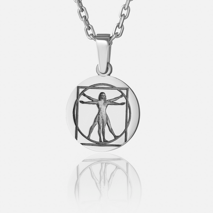 Silver pendant VITRUVIAN